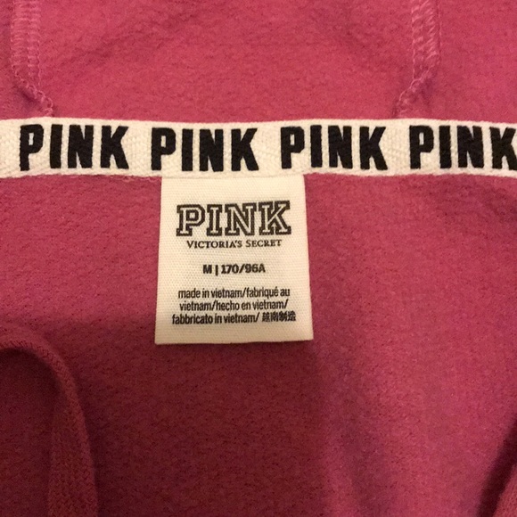 Pink Victoria’s Secret hooded sweatshirt - Picture 2 of 6